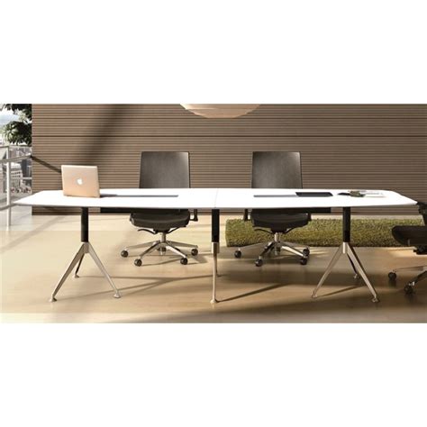 Potenza Boardroom Table 3m White