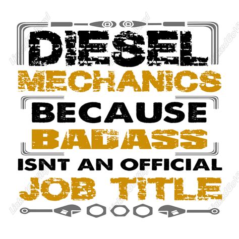 Design Diesel Mechanic Badass Free Svg Linkedgo Vinyl