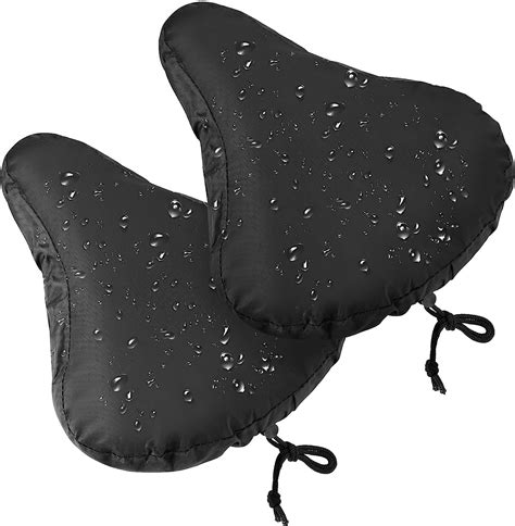 Zacro Bike Seat Cover 2 Pcs Waterproof Bicycle Seat Cushion Saddle Cover With