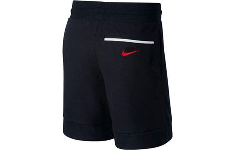 Nike Nsw Air Fleece Shorts Black University Red Cj4832 010 Kicks Crew