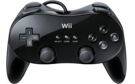 Nintendo Wii Classic Controller Pro Black Nintendo Wii