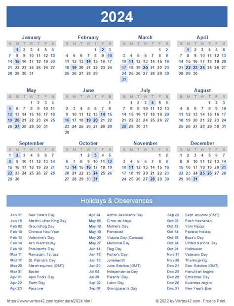 2024 Printable Calendar With Holidays India Word Count Perl Trixie