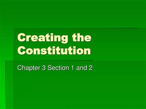 Ppt Creating The Constitution Powerpoint Presentation Free Download Id 4538655