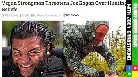 vegan strongman promises throwdown with joe rogan joe rogan strongman vegan