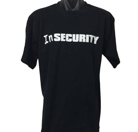 InSECURITY T-Shirt (Regular and Big Mens Sizes) | Shirts, T shirt, Colorful shirts