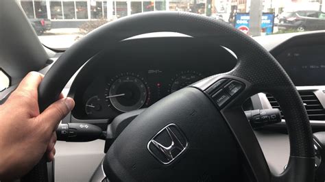 How To Adjust Steering Wheel Height Honda Odyssey Youtube