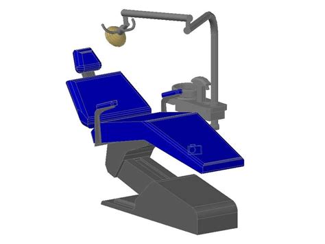 Dentist Chair 3d Design Cad Drawing Details Dwg File Cadbull