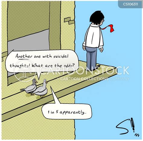 Suicidal Thoughts Cartoons And Comics Funny Pictures From Cartoonstock