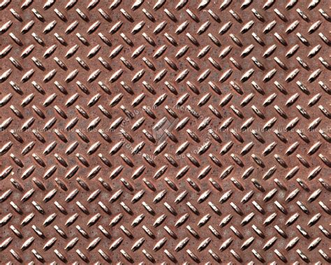 Copper Rusty Metal Plate Texture Seamless 10642
