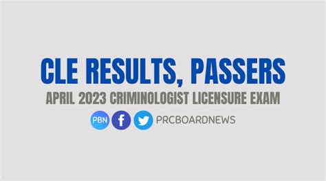 Cle Result April Criminology Board Exam List Of Passers