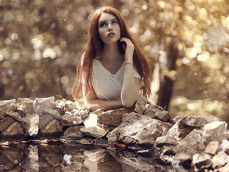 Women Outdoors Women Model Alessandro Di Cicco Stones Wallpaper Coolwallpapers Me