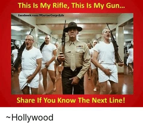 This Is My Rifle This Is My Gun Facebookcommarinccorpslife Share If You