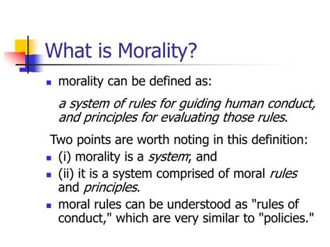 Ppt Ethics And Morality Powerpoint Presentation Id245227