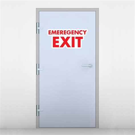 Emergency Exit Signs Emergency Exit Stickers