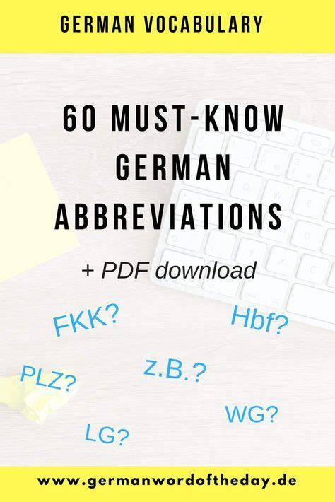 German Words For Beginners Most Used German Words German Vocabulary