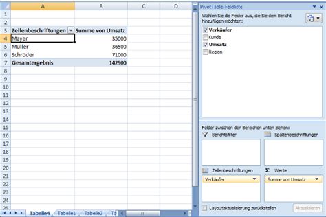 Die quittung erlauben uns, die nötigen daten in eine tabellenkalkulation zu organisieren, um. Pivot-Tabelle in Excel erstellen