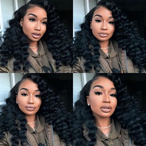 Loose Deep Wave Lace Frontal And Loose Deep Wave Weaves Pcs