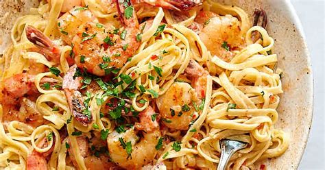 10 Best Creamy Garlic Butter Shrimp Pasta Recipes Yummly