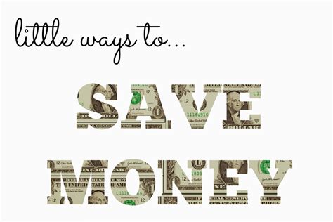 Little ways to save money! | Ways to save money, Ways to save, Saving money
