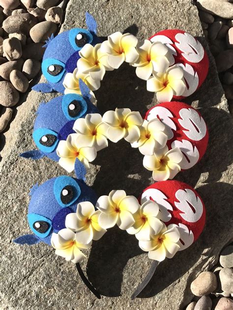 Check spelling or type a new query. Lilo+and+Stitch+inspired+ears+made+with+felt+and+foam+Hawaiian+plumarias.+Listing+is+only+for+1 ...