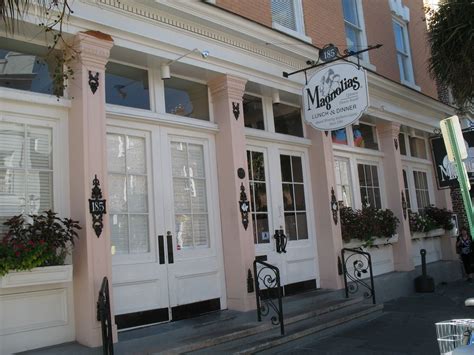 Charleston Sc Magnolias Restaurant East Bay Street Beautiful