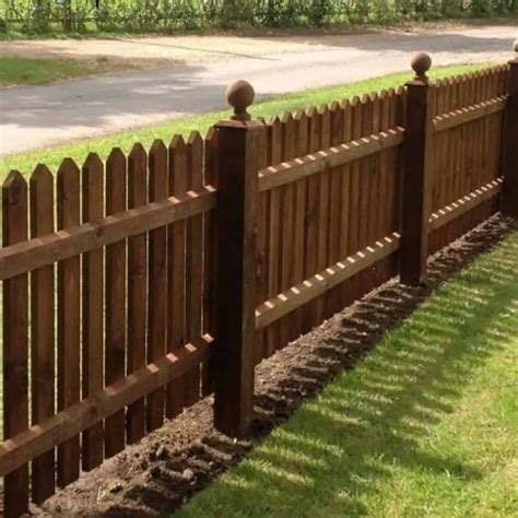 Picket Fence Panel 1800 X 900mm Uk Bricks Timber Pavers And