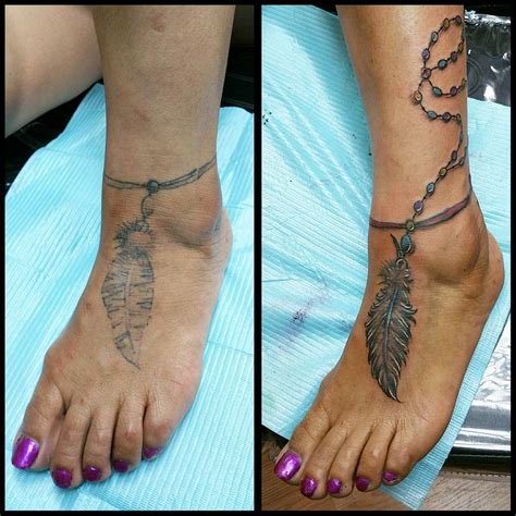 A tattoo artist can only cover up a tattoo with the same or darker ink. 33 Tattoo Cover Ups Designs That Are Way Better Than The ...