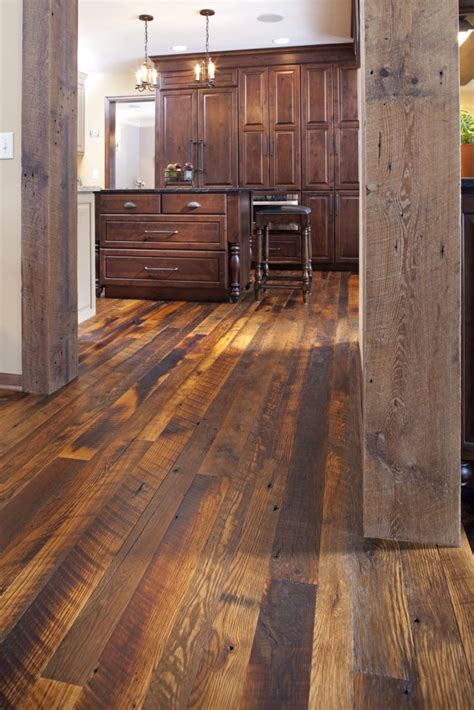 Manomin Antique Oak Flooring Leading Into Kitchen Wood Floors Wide