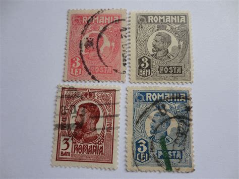 3 3 3 3 Old Romania Postage Stamp Stamp Collecting Postage Stamps