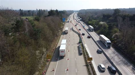 Operation Brock Returns To M20 Between Maidstone And Ashford