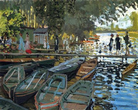 Baigneurs à La Grenouillère 1869 Claude Monet
