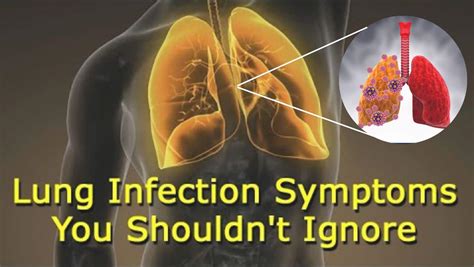 Lung Infection Symptoms 9 Warning Signs That Says Your Lungs Are
