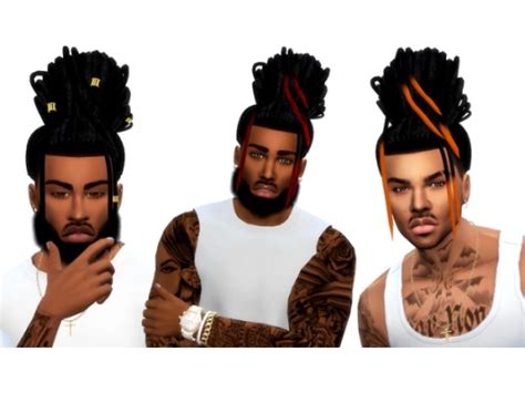 Xxblacksims Male Colored Dreads Sims 4 Hair Male Sims 4 Afro Hair
