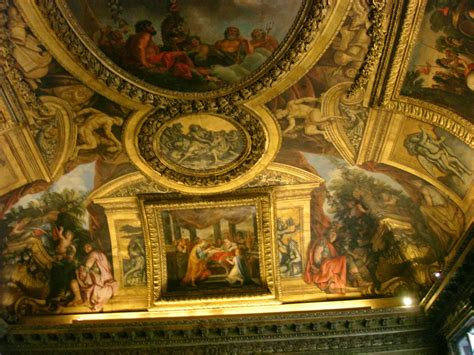 Yes you can paint the ceiling and walls at the same time but make sure that the ceiling painting is completed before you paint the walls. D.G. Hudson - 21st Century Journal: The Louvre and ...