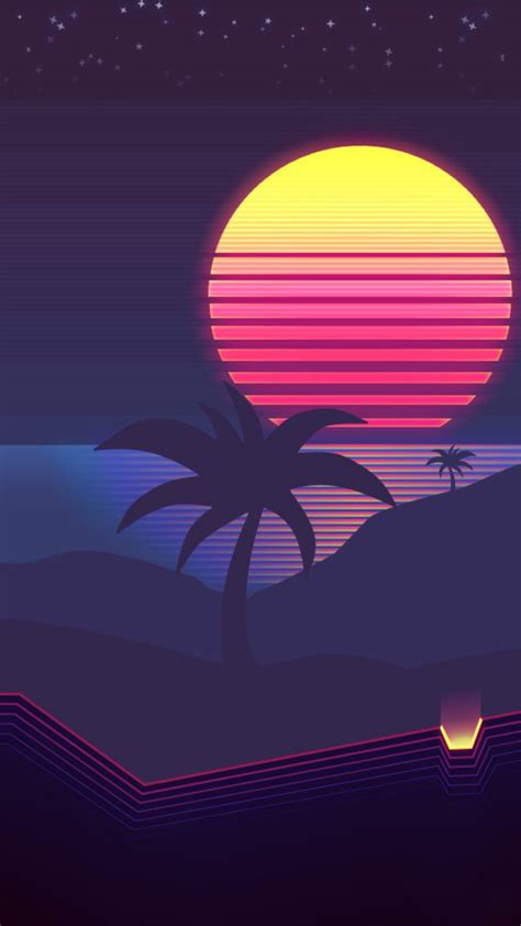 1080x1920 Synthwave 4k Iphone 7 6s 6 Plus And Pixel Xl