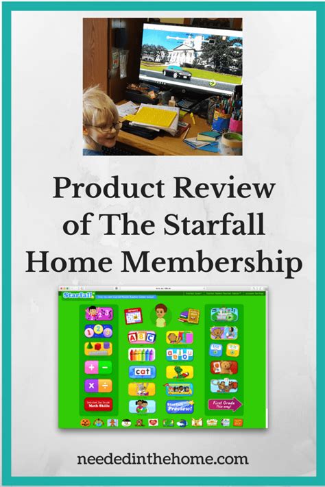 Product Review Of The Starfall Home Membership