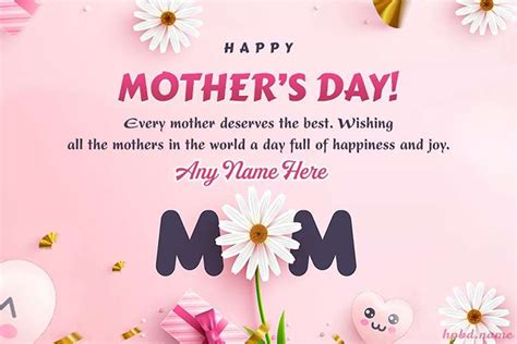 happy mothers day messages card for mom