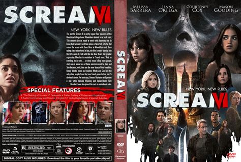 Scream 6 2023 1 Blu Ray Y 1 Dvd Cover Solo Portadas Etsy España