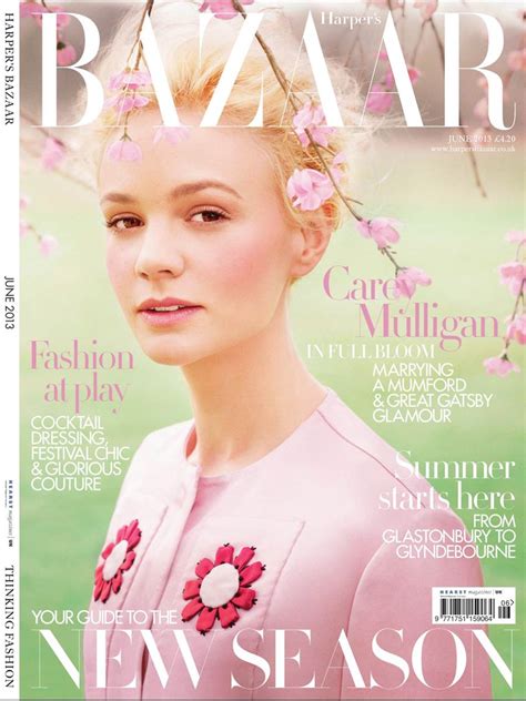 Carey Mulligan Harpers Bazaar Uk Magazine June 2013 Magazine