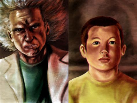 Rick And Morty Realistic Portrait