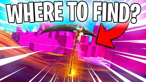 Where And How To Find Sideways Scythe In Fortnite Chapter Season Youtube