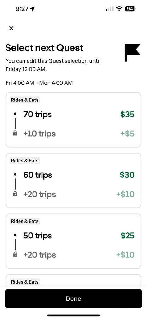 Uber quest vs Lyft challenge : r/uberdrivers