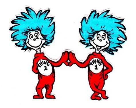 Diy Thing 1 Thing 2 Printables Clipart Best