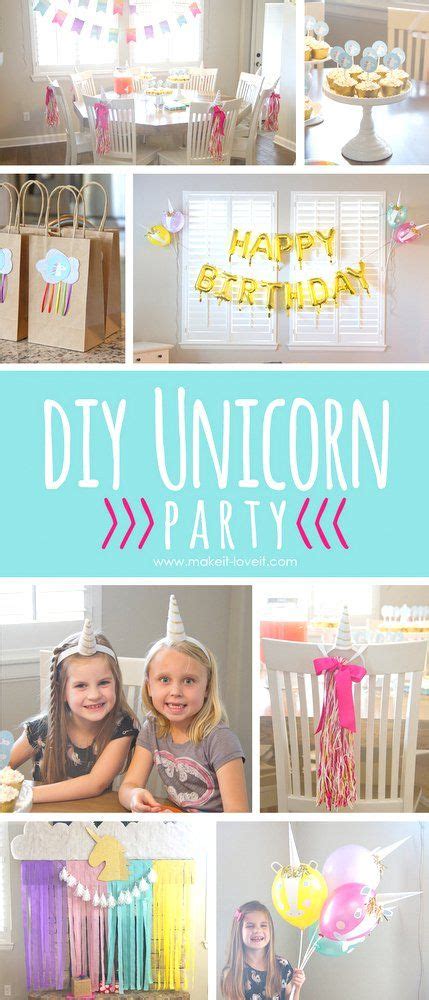 Diy Unicorn Party And Chloe Turned 6 Make It And Love It Diy
