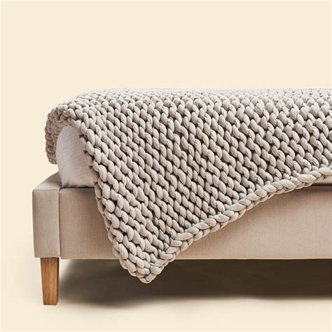 Remy Knitted Weighted Blanket Naturally Heavy And Breathable