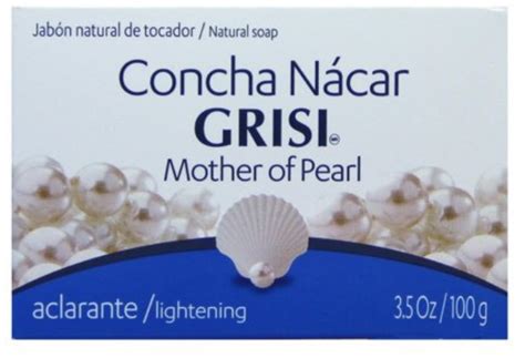 Grisi Natural Mother Of Pearl Soap 3 4 Oz Pack Of 6