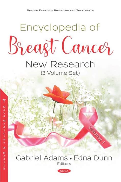 Encyclopedia Of Breast Cancer New Research 3 Volume Set Nova