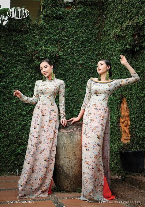 35 mẫu vải áo dài đẹp Thái Tuấn 2018 Tiệm Vải Nga Tường