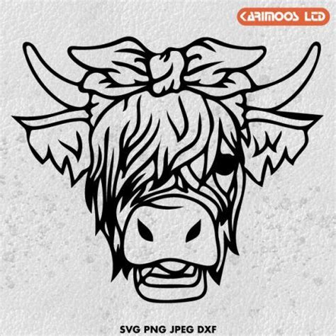 Highland Cow SVG | Karimoos Market