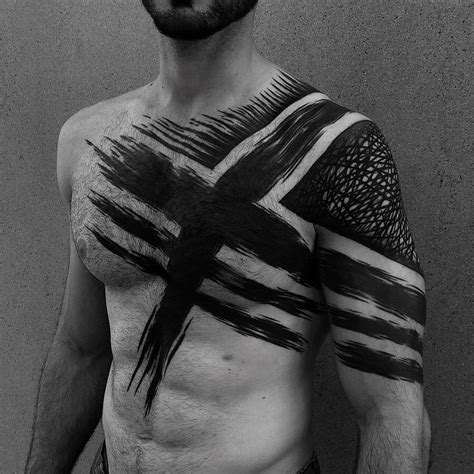 Inkppl Tattoo Magazine Instagram Brutal Blackwork Tattoos By